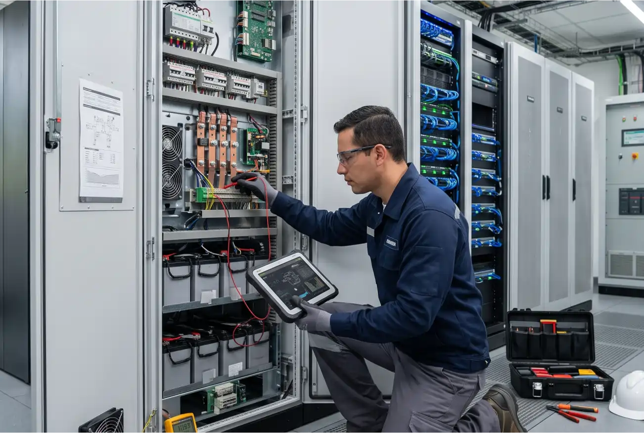 Diagnóstico técnico de maquinaria industrial en planta de producción