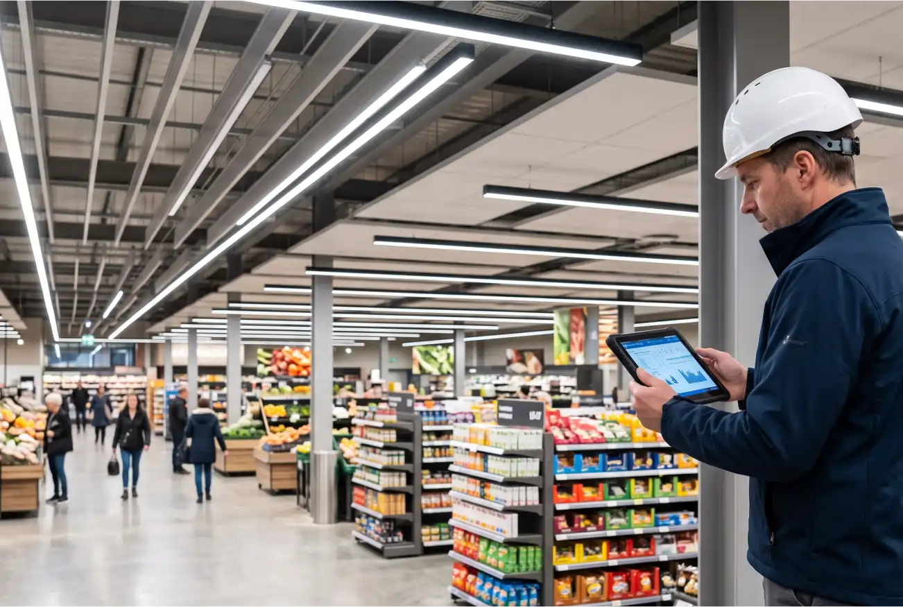 Sustitución de luminarias antiguas por tecnología LED eficiente