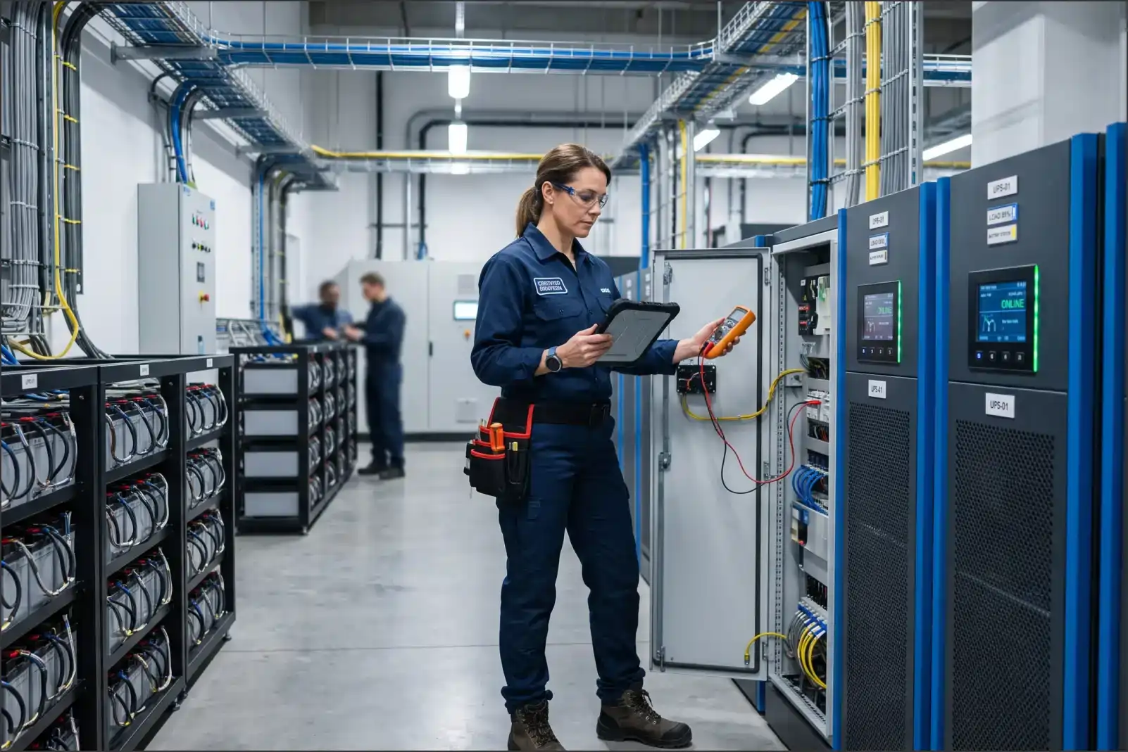 Sistema de respaldo UPS industrial para protección de equipos críticos